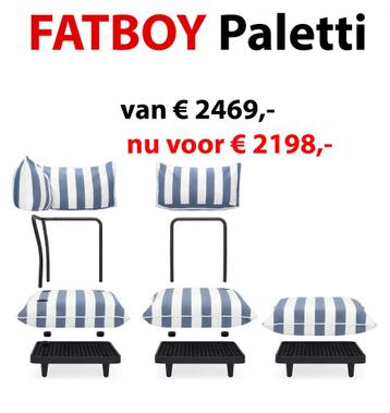 Fatboy Palletti Loungebank tuinset beschikbaar voor biedingen