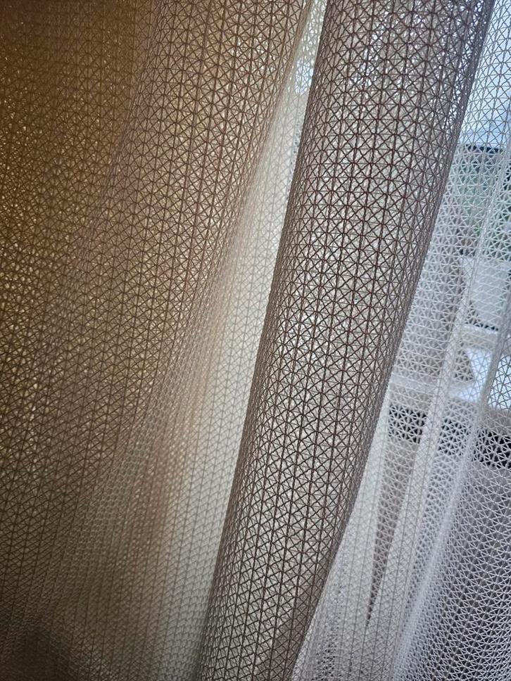 Gordijnen gehaakt M150, Huis en Inrichting, Stoffering | Gordijnen en Lamellen, Nieuw, 200 cm of meer, 200 cm of meer, Ophalen