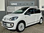 Volkswagen Up! 1.0 Hiigh-up! White | PANO | LEDER | NAVI |, Auto's, Voorwielaandrijving, Gebruikt, Wit, Handgeschakeld