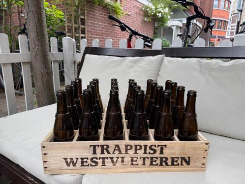 Uniek verzamelobject: houten krat Westvleteren, Verzamelen, Biermerken, Zo goed als nieuw, Flesje(s), Overige merken, Ophalen