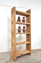 Oude Elmwood kast boekenkast roomdivider rek STOER, Ophalen of Verzenden, Gebruikt