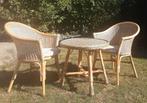 Rotan tuinset met kussens, Tuin en Terras, Tuinstoelen, Ophalen, Gebruikt, Rotan