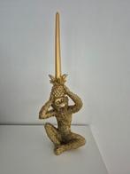 Gouden kandelaar aap ananas nieuw, Ophalen, Nieuw