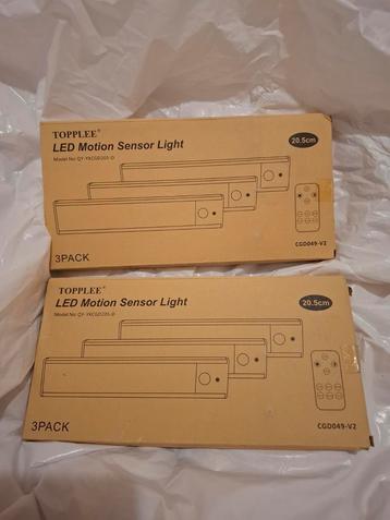 TOPPLEE LED Bewegingssensor Licht - 3 stuks per box beschikbaar voor biedingen