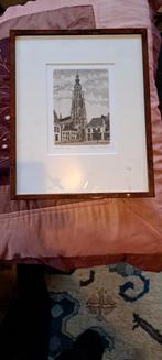 Ets van Willem Veldhorst - Kerk van Breda, Ophalen of Verzenden