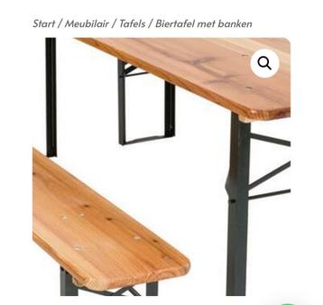 8 Biertafel Sets (220x50) - Perfect voor Feesten! beschikbaar voor biedingen
