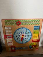 Houten Klokkijken Leerbord - Goula, Ophalen of Verzenden, Zo goed als nieuw, Taal en Lezen
