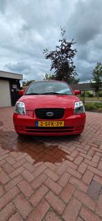Kia Picanto 1.1 48KW 2007 Rood, Auto's, Kia, Stof, 4 cilinders, Handgeschakeld, Grijs