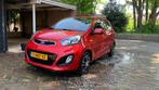 Kia Picanto 1.0 Cvvt 5-DRS 2013 Rood Veel Opties, Auto's, Voorwielaandrijving, Stof, 400 kg, 24 km/l
