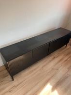 Zwart TV Meubel 200cm, Ophalen, Overige materialen, Gebruikt, 150 tot 200 cm