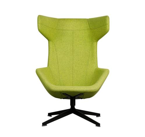 Moroso Take A Line For A Walk Fauteuil – Groen, Huis en Inrichting, Fauteuils, Zo goed als nieuw, Metaal, Stof, 75 tot 100 cm