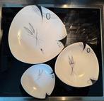 Vintage schalenset Flora Gouda Capri 1001 1002 1003 schaal, Ophalen of Verzenden