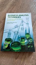 Business Analysis Techniques second edition, Gelezen, Ophalen of Verzenden, HBO