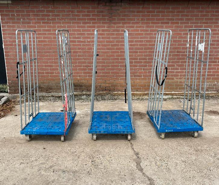 Rolcontainers 2 heks 3 heks en 4 heks, Doe-het-zelf en Verbouw, Transportwagens, Gebruikt, Transportkar, 100 liter of meer, Ophalen