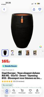 Capi europe elegant delixe rib zwart antraciet 51x72, Tuin en Terras, Ophalen, Zo goed als nieuw