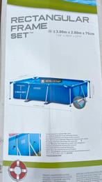 Intex opzet zwembad met frame incl pomp, Minder dan 80 cm, Ophalen of Verzenden, Zo goed als nieuw, 200 tot 400 cm