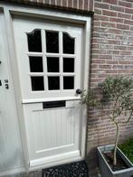 Hardhouten voordeur, Doe-het-zelf en Verbouw, Deuren en Horren, Ophalen, Gebruikt, 80 tot 100 cm, Buitendeur