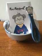 Porseleinen Schaaltje met Porseleinen Lepeltje "Aapje" Nieuw, Nieuw, Ophalen of Verzenden, Schaal of Schalen, Overige stijlen