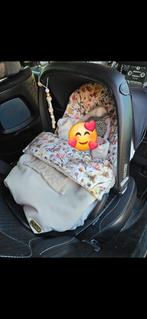 Maxi cosi, Base, hoes en voetenzak, Ophalen, Autogordel, Zo goed als nieuw, 0 t/m 13 kg