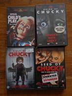 horror chucky 4 x dvd, Cd's en Dvd's, Dvd's | Horror, Ophalen of Verzenden, Zo goed als nieuw, Vanaf 16 jaar