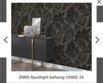 Zwart goud behang bladeren motief hotel chique, Huis en Inrichting, Stoffering | Behang, Ophalen of Verzenden, Minder dan 10 m²