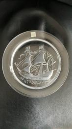 Lalique bordje met prachtig zeilschip, 22 cm., Antiek en Kunst, Antiek | Glas en Kristal, Ophalen of Verzenden
