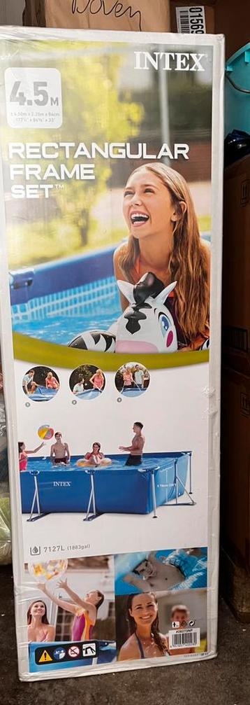 Zwembad frame Intex 405x220x84 cm beschikbaar voor biedingen