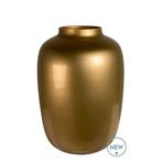 Vaas Artic L gold Ø32,5 x H45 cm -, Huis en Inrichting, Woonaccessoires | Vazen, Overige kleuren, 50 tot 75 cm, Ophalen of Verzenden