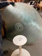 Saarinen Tulip design, ronde tafel 140cm mat glas, Ophalen, 100 tot 150 cm, Rond, Glas