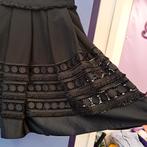 Ted Baker rok zwart midi met broderie patroon mt XS nr 47024, ., Zwart, Ted Baker, Ophalen of Verzenden