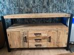 Dressoir mango hout, Huis en Inrichting, Kasten | Televisiemeubels, Ophalen, 100 tot 150 cm, Zo goed als nieuw, Metaal
