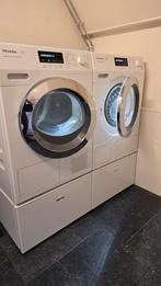 Miele W1 wasmachine & T1 warmtepomp droger met laden IZGST, Ophalen, 8 tot 10 kg, 85 tot 90 cm, 1600 toeren of meer