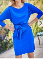 Zgan! Blauw jurkje carla ladress mt m, Kleding | Dames, Jurken, Maat 38/40 (M), Blauw, Ophalen of Verzenden, Zo goed als nieuw