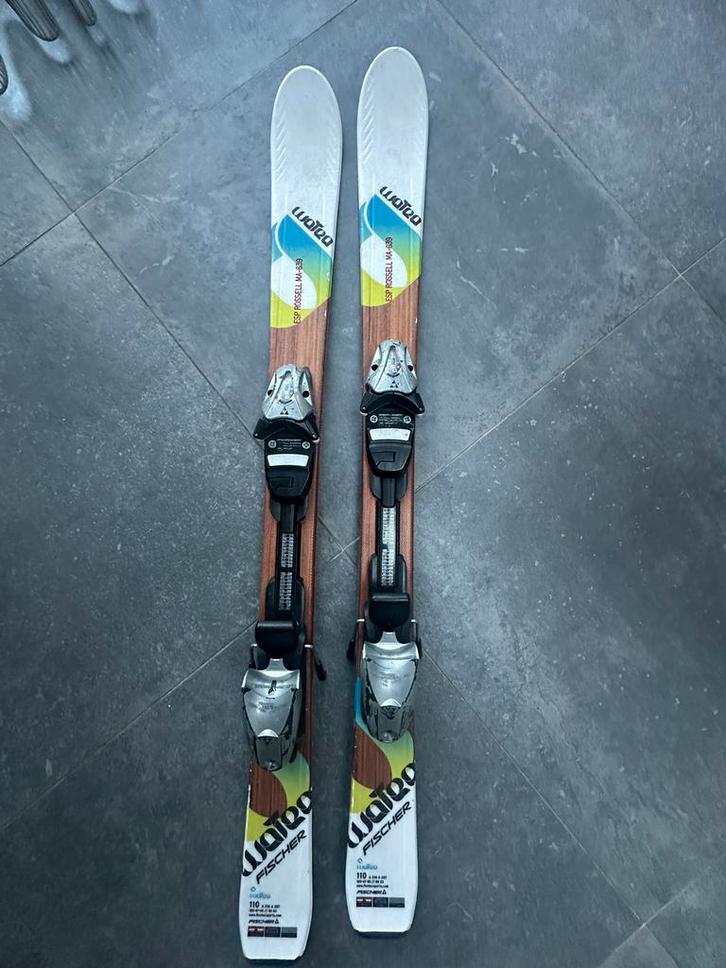 Fischer kinder ski's - 110 cm, Sport en Fitness, Skiën en Langlaufen, Gebruikt, Ski's, Skiën, Fischer, Carve, 100 tot 140 cm, Ophalen