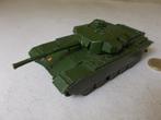 1954 Dinky Super Toys 651 CENTURION TANK (D) Mist Rupsbanden, Hobby en Vrije tijd, Modelauto's | 1:43, Ophalen of Verzenden, Gebruikt