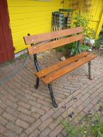 Nostalgisch gietijzeren vintage tuinbank, Tuin en Terras, Tuinbanken, Ophalen, Vo, Gebruikt, Vo