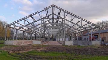 Staalconstructie loods | stal | bedrijfshal | 44m1 x 15m1  beschikbaar voor biedingen