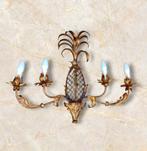 Vintage Hollywood regency Ananas Wandlamp, Huis en Inrichting, Lampen | Wandlampen, Ophalen, Gebruikt