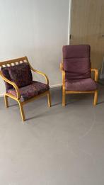 Twee vintage fauteuils, Ophalen, Gebruikt, ., Minder dan 75 cm