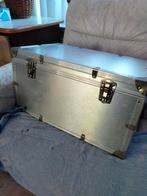 Vintage Brocante aluminium KIST, Gebruikt, 50 tot 100 cm, Ophalen of Verzenden, Minder dan 50 cm