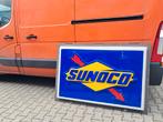 Sunoco Lichtbak plaat oud 155/105cm zeldzaam, marge factuur, Verzamelen, Merken en Reclamevoorwerpen, Ophalen, Eu, Gebruikt, Eu