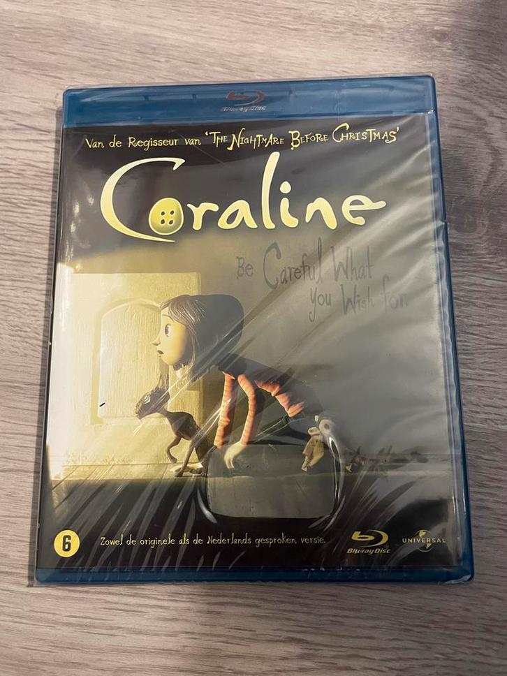 Coraline, Cd's en Dvd's, Blu-ray, Nieuw in verpakking, Tekenfilms en Animatie, Ophalen of Verzenden