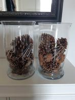 2 grote windlichten Riviera Maison, Ophalen, Gebruikt, Overige kleuren, Glas