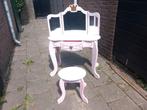 Make up tafel roze, Huis en Inrichting, Tafels | Kaptafels, Ophalen, Gebruikt, 50 tot 100 cm, Minder dan 100 cm