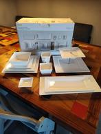 Xenos vierkant servies, Ophalen, Nieuw, Effen, Porselein