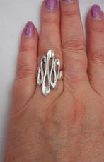 Zilveren royale modernist ring maat 18.5 nr.1520