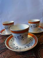 Antieke Petrus Regout mokjes van voor 1900, Antiek en Kunst, Antiek | Servies los, Ophalen of Verzenden