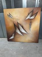 Mooi groot schilderij uit Bali met vissen, Antiek en Kunst, Kunst | Schilderijen | Abstract, Ophalen