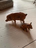 Setje oude varkentjes, Antiek en Kunst, Curiosa en Brocante, Ophalen of Verzenden