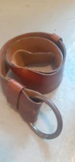 Oude leren riem, Ophalen of Verzenden, Zo goed als nieuw, Bruin, 100 cm of meer